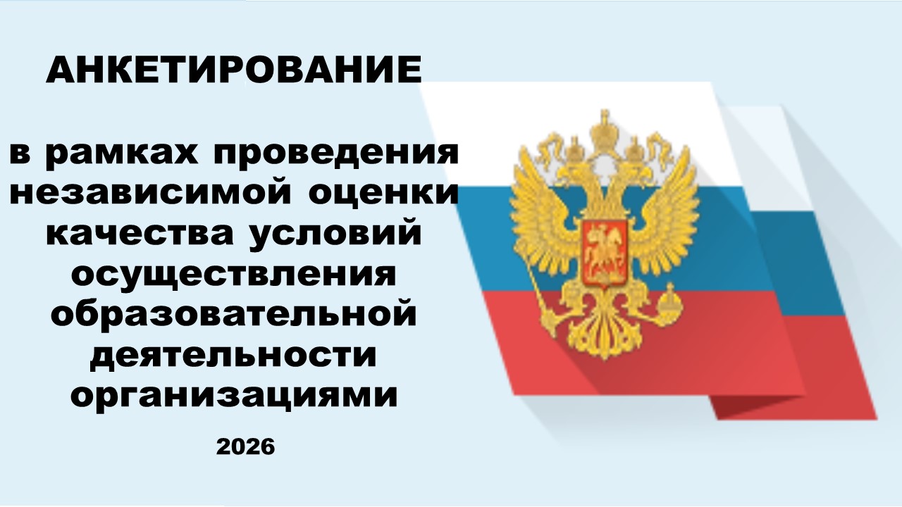 Анкетирование 2026